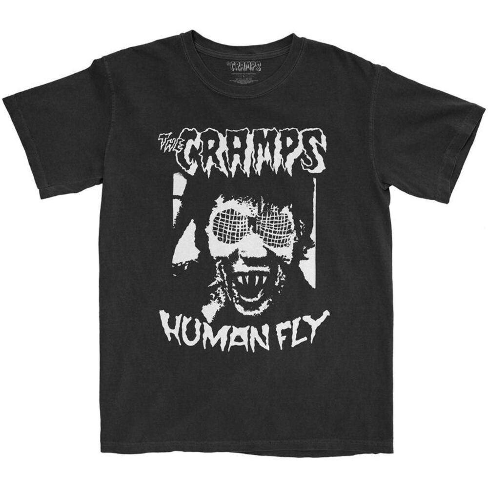 The Cramps Unisex Adult Human Fly T-Shirt / Black